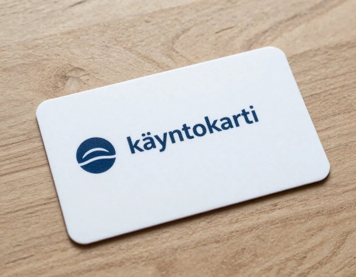 Premium käyntikortti kiiltävällä pinnalla